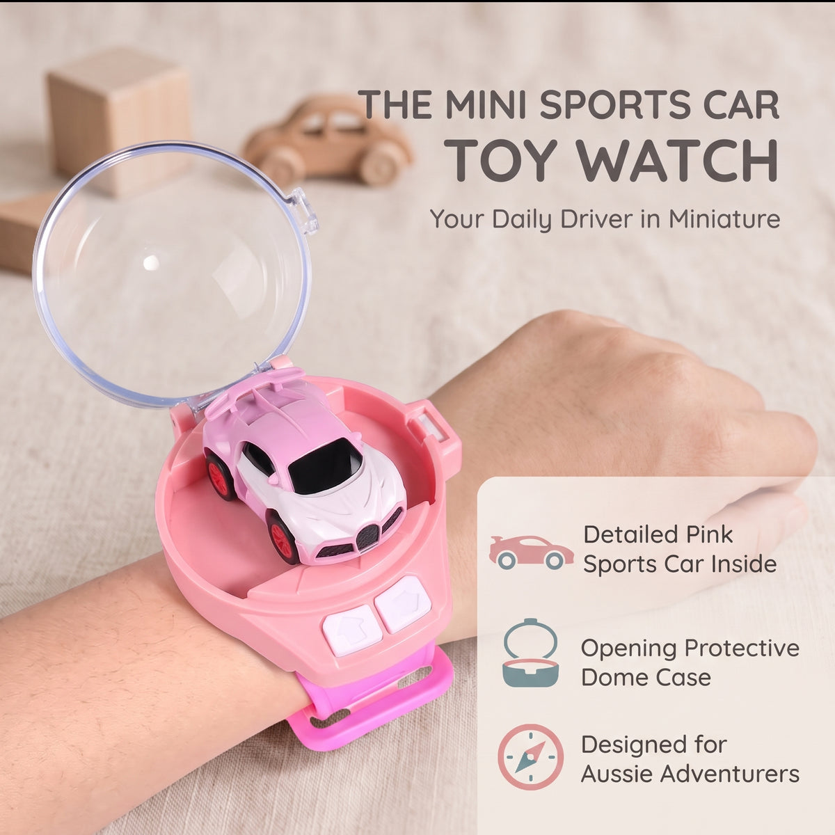 Watch Remote Control Mini Racing Car for Kids
