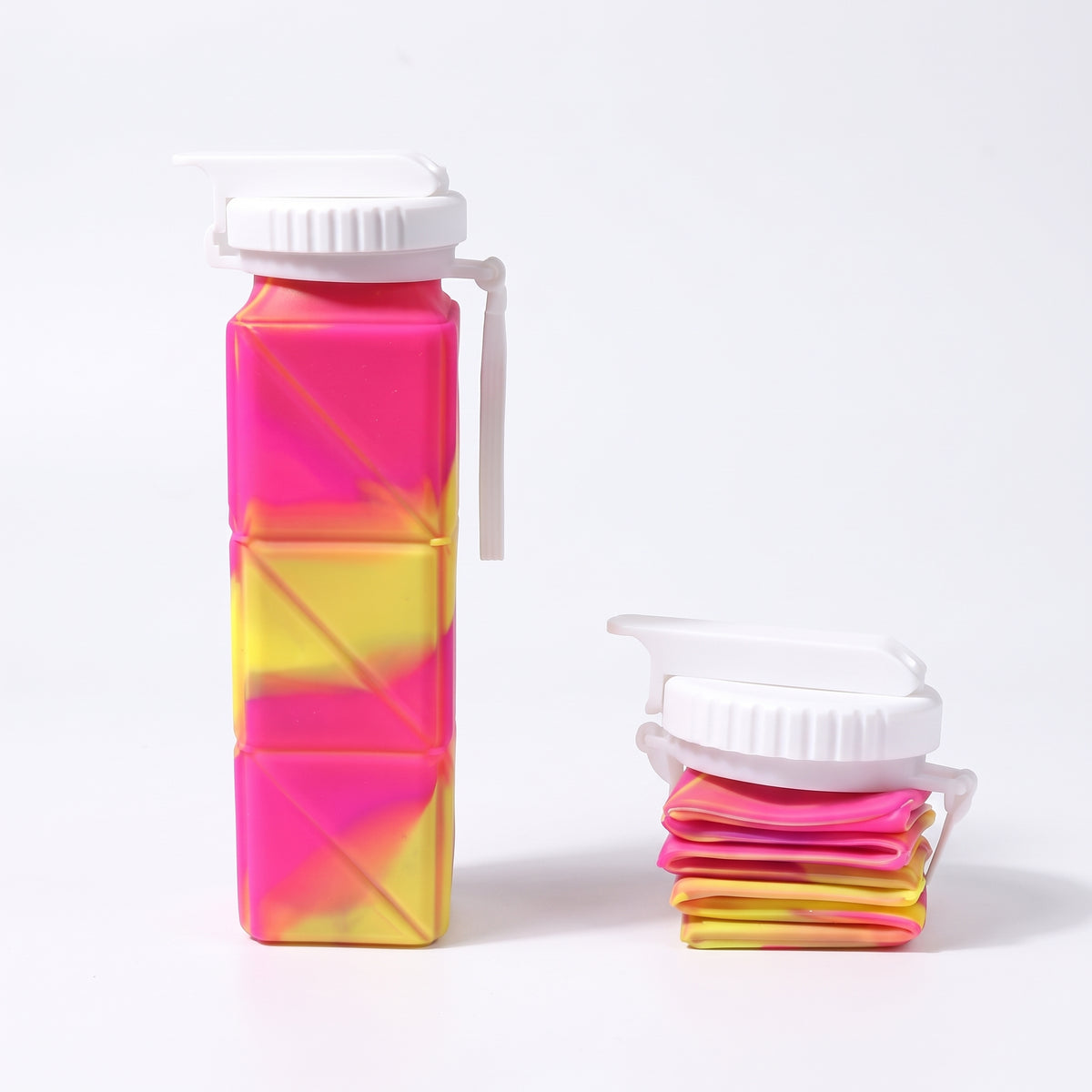 Foldable Silicone Water Bottle – Portable & Reusable Travel Drink Bottle