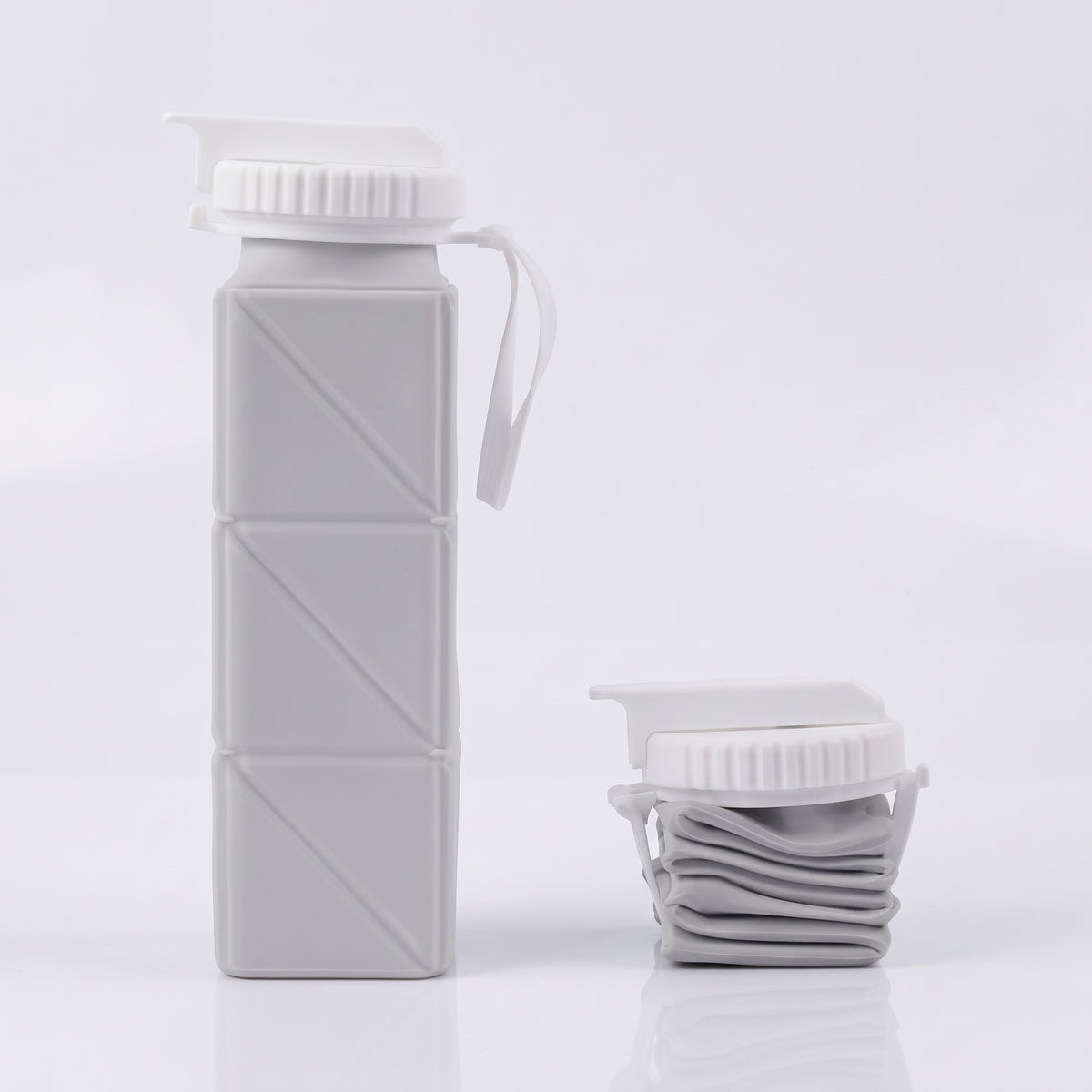 Foldable Silicone Water Bottle – Portable & Reusable Travel Drink Bottle