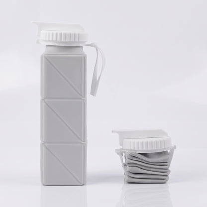 Foldable Silicone Water Bottle – Portable & Reusable Travel Drink Bottle
