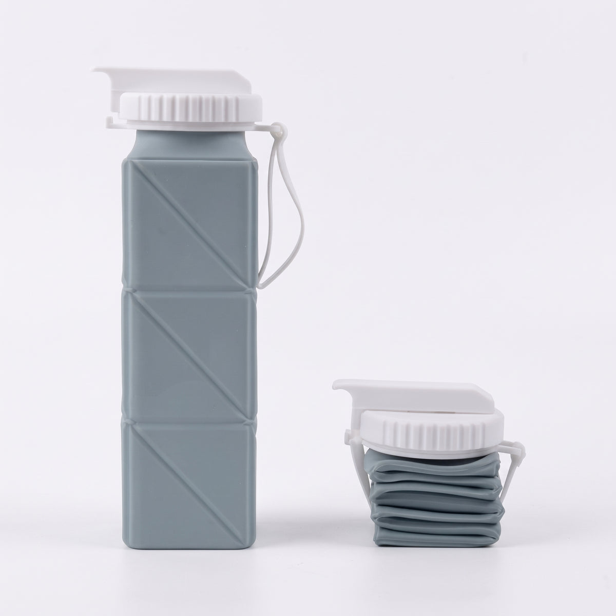 Foldable Silicone Water Bottle – Portable & Reusable Travel Drink Bottle