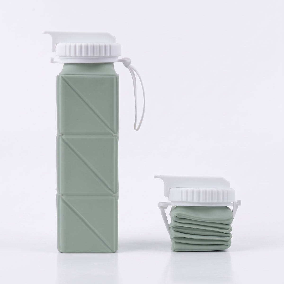 Foldable Silicone Water Bottle – Portable & Reusable Travel Drink Bottle