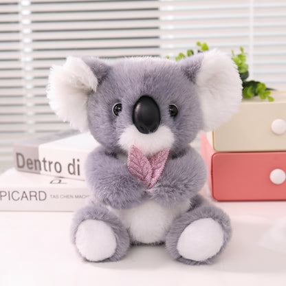 Koala Plush Toy with Leaf