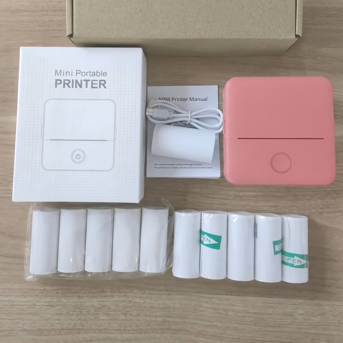 Portable Mini Thermal Printer Kit