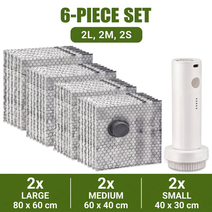 Vacuum Storage Bags with Wireless Air Pump