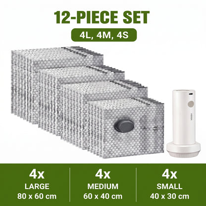 Vacuum Storage Bags with Wireless Air Pump