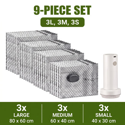 Vacuum Storage Bags with Wireless Air Pump