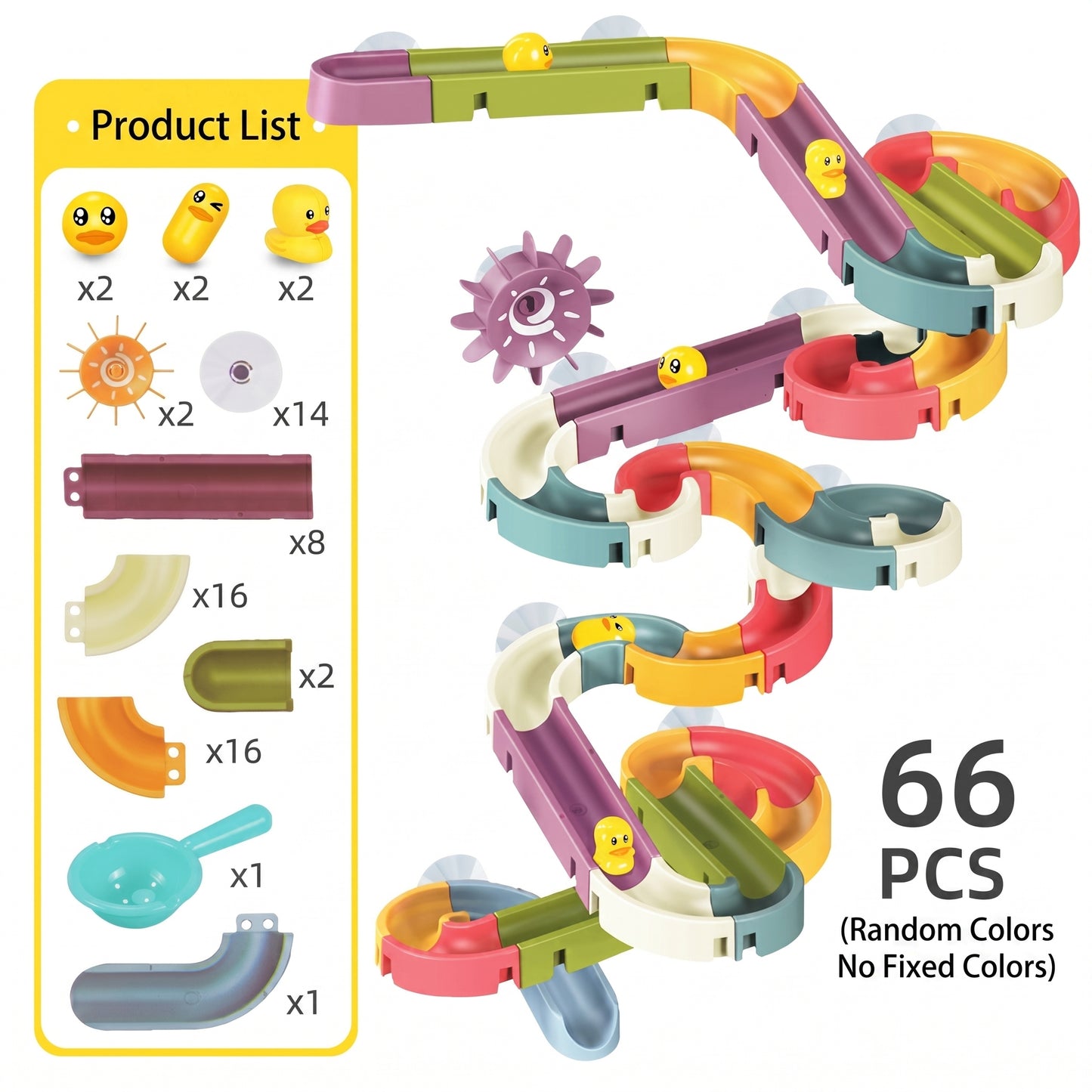 Bath Marble Run Set