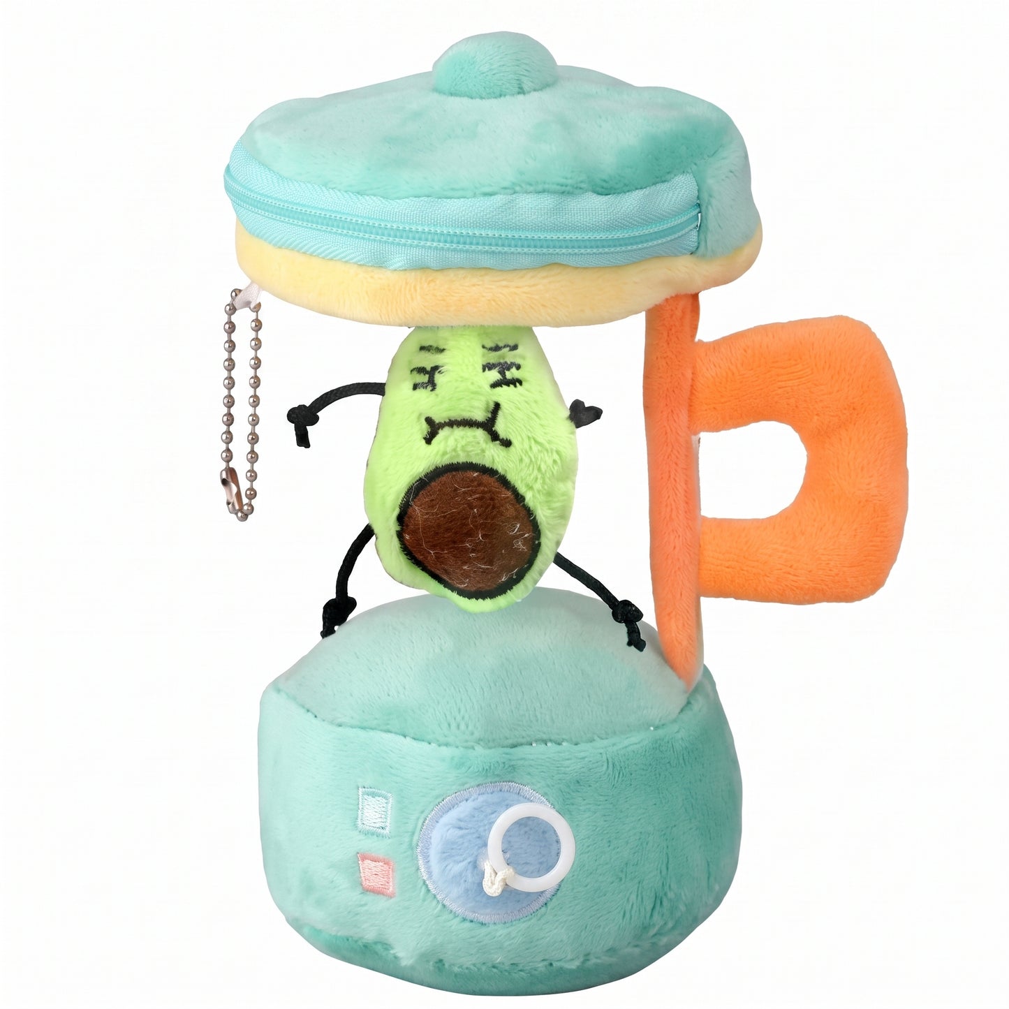 Interactive Pull-String Vegetable Blender Plush Toy