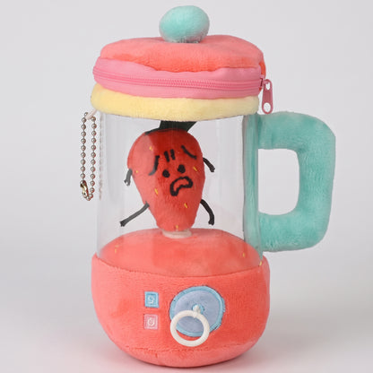 Interactive Pull-String Vegetable Blender Plush Toy