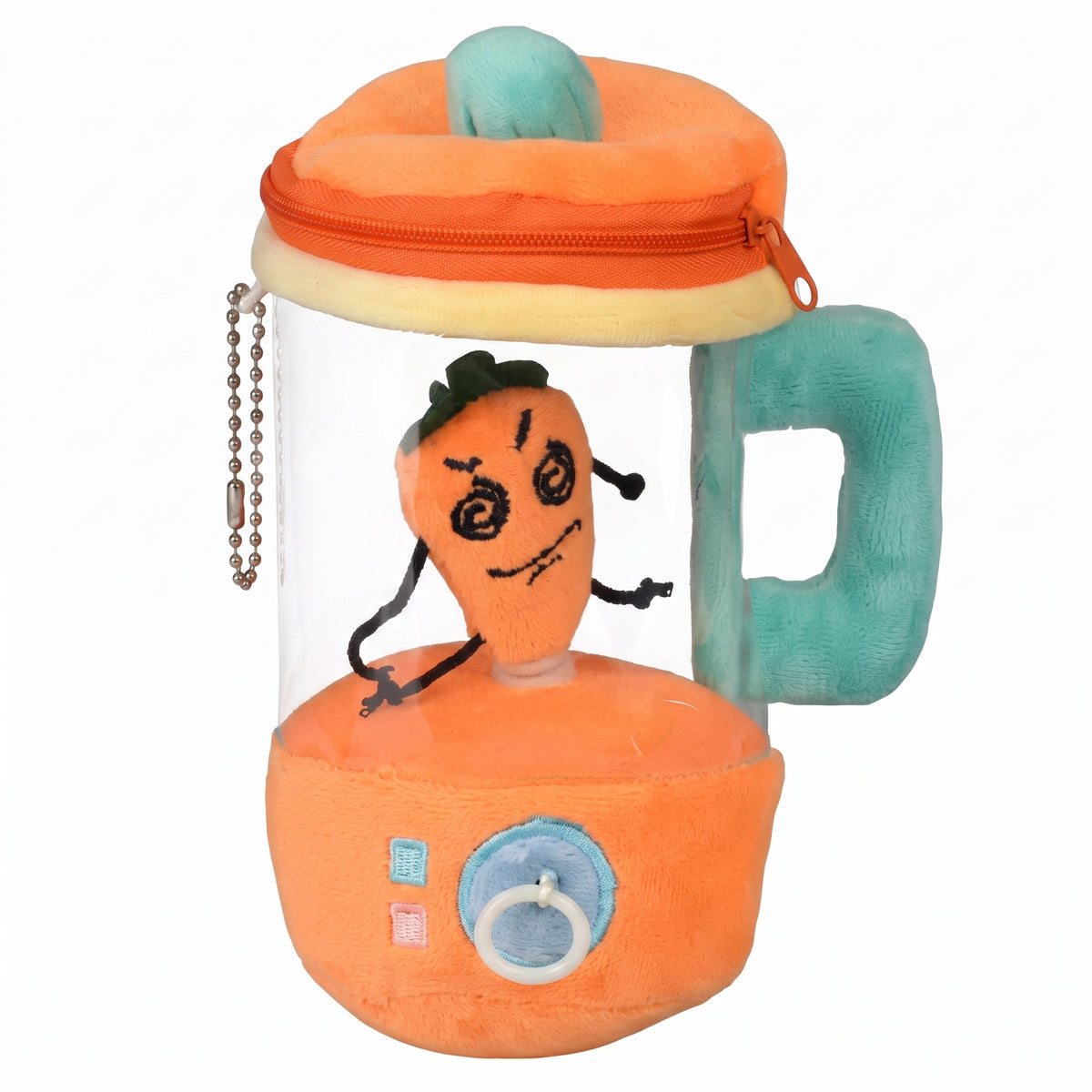 Interactive Pull-String Vegetable Blender Plush Toy