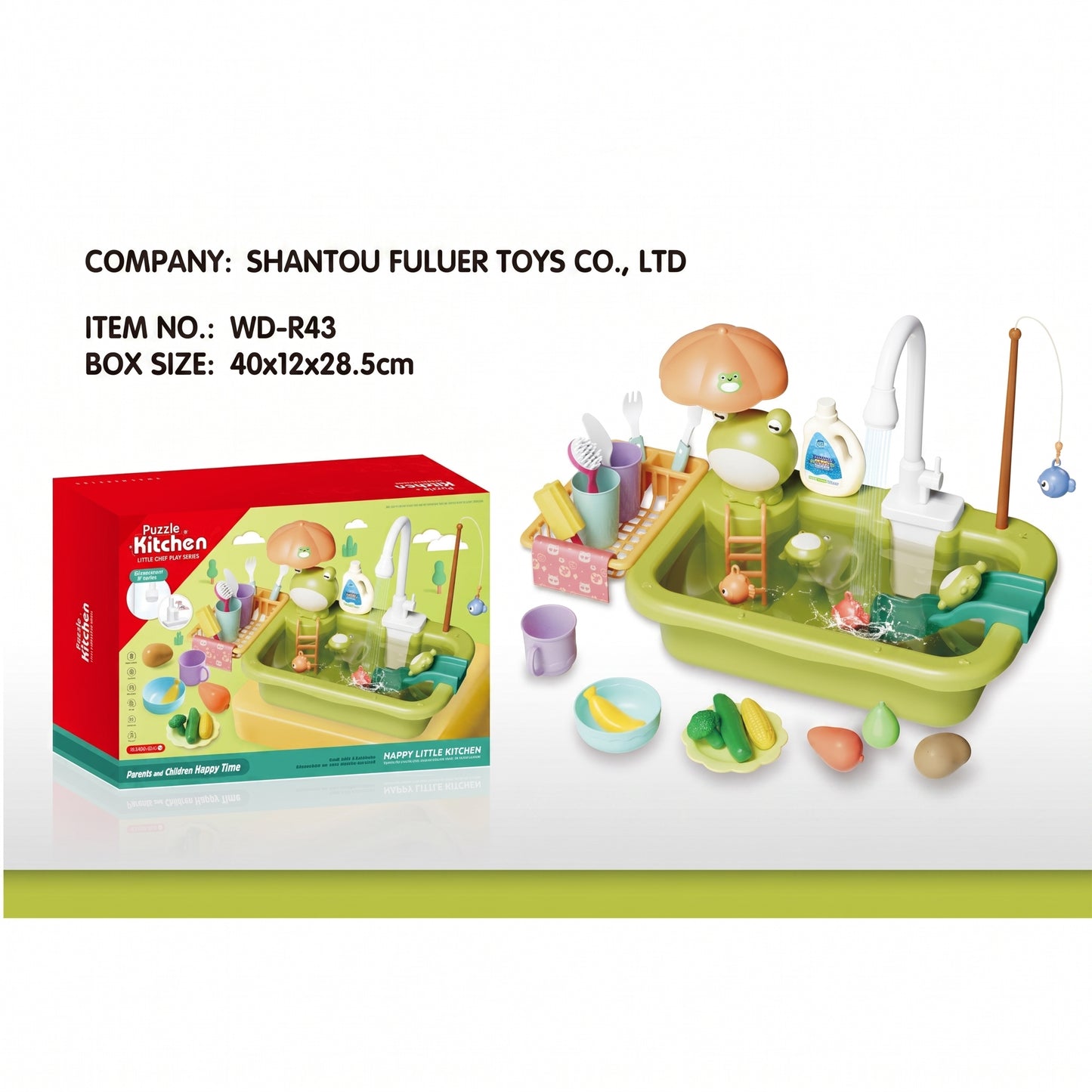 Kids Kitchen Sink Play Set