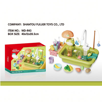 Kids Kitchen Sink Play Set