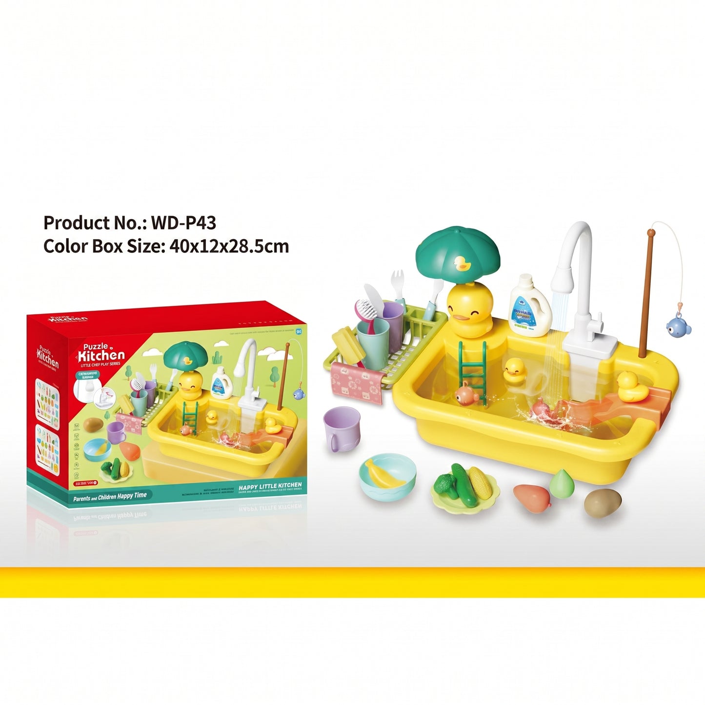 Kids Kitchen Sink Play Set