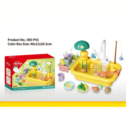 Kids Kitchen Sink Play Set