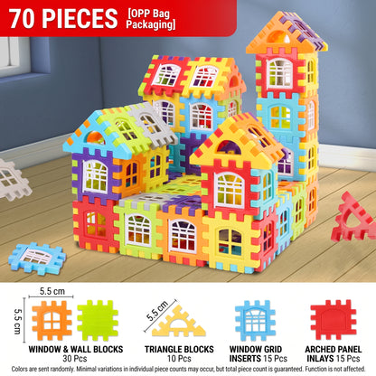 Creative Interlocking Building Blocks Set for Kids