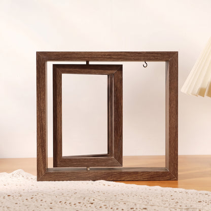 Grandparents Rotating Wooden Photo Frame