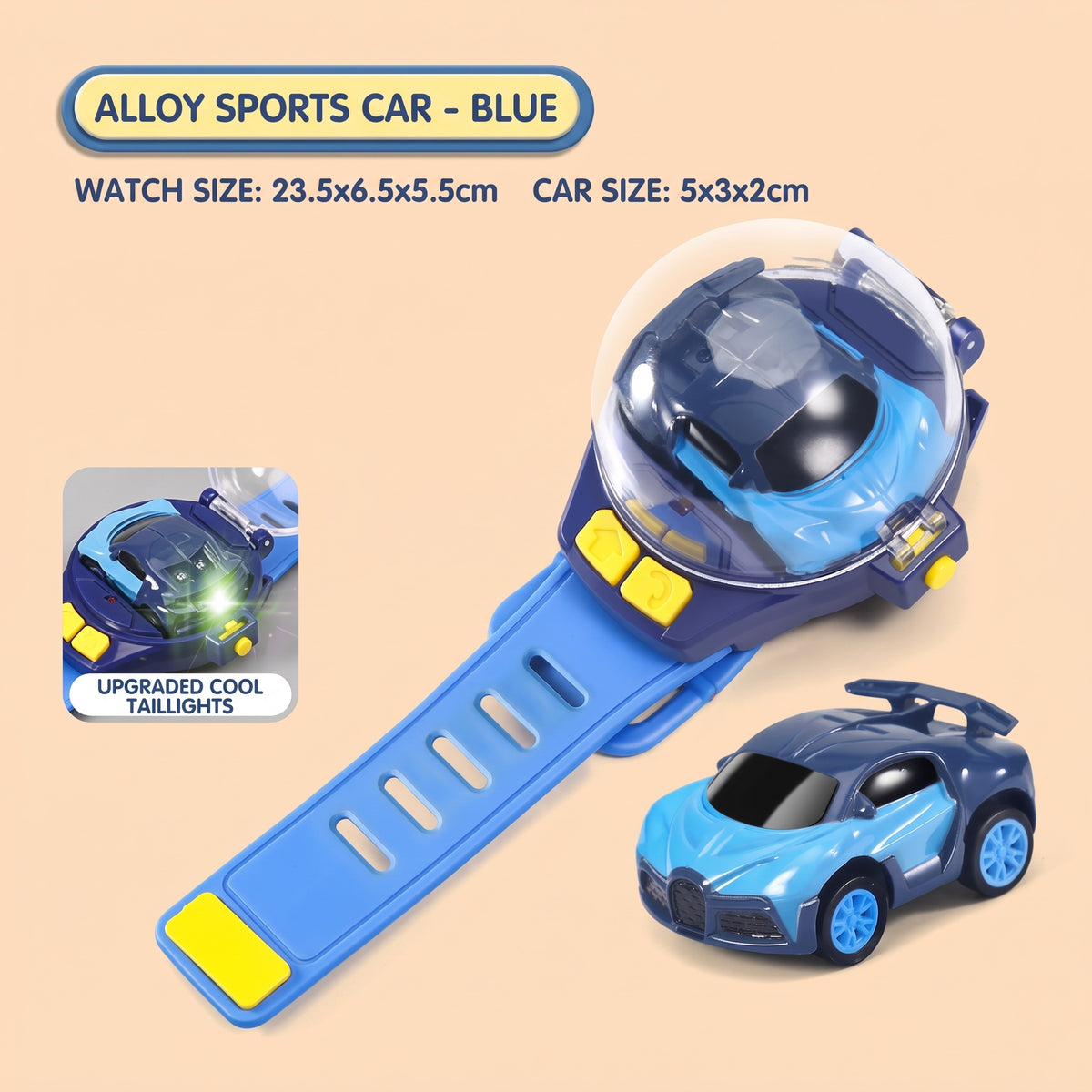 Watch Remote Control Mini Racing Car for Kids
