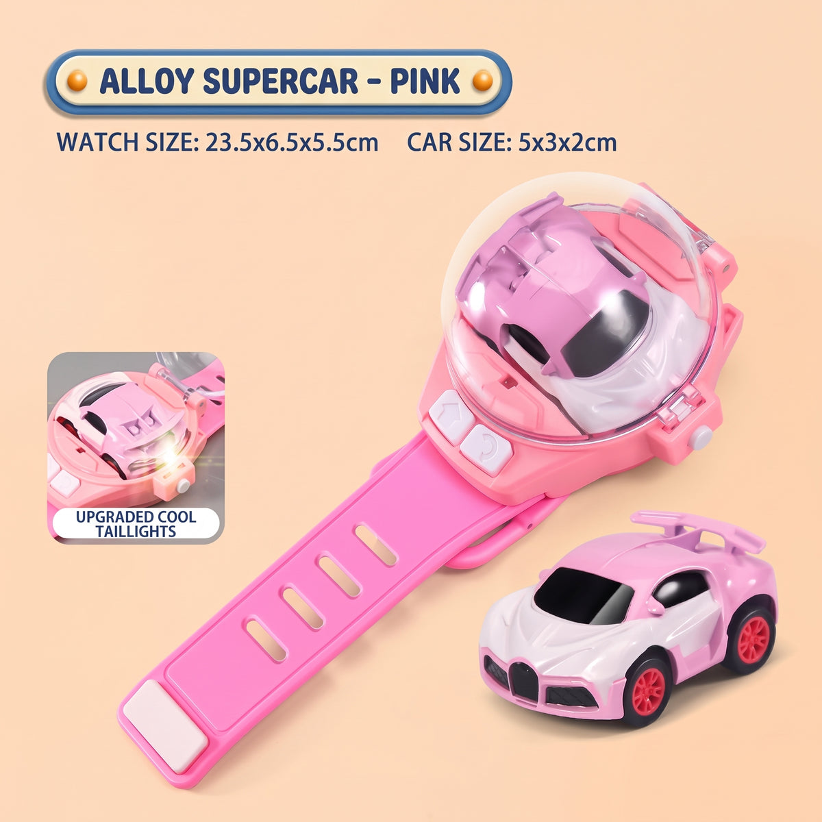 Watch Remote Control Mini Racing Car for Kids