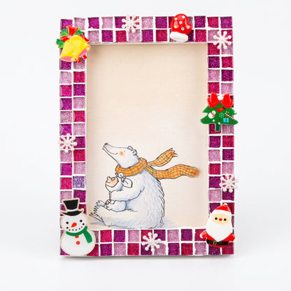 DIY Mosaic Photo Frame Craft Kit for Kids