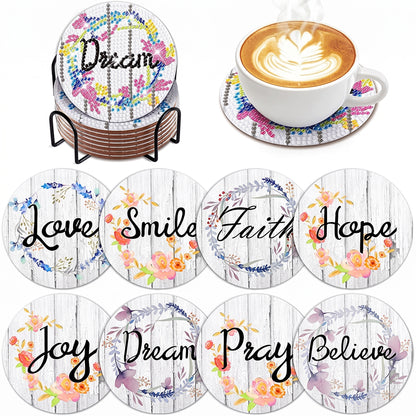 DIY Diamond Painting Mandala Coaster Kit