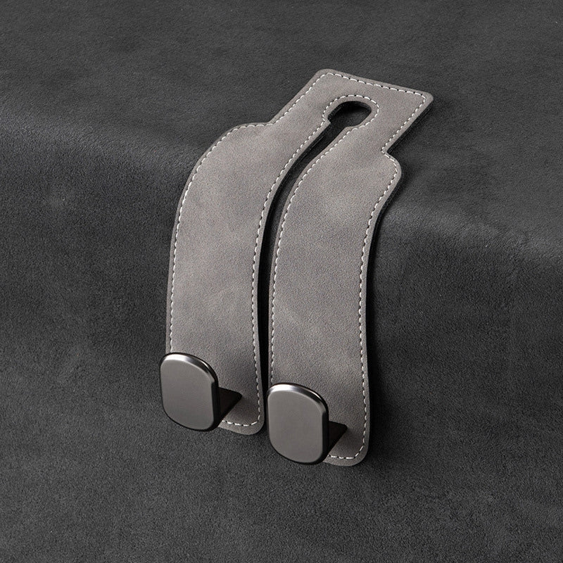 Leather Car Headrest Hooks
