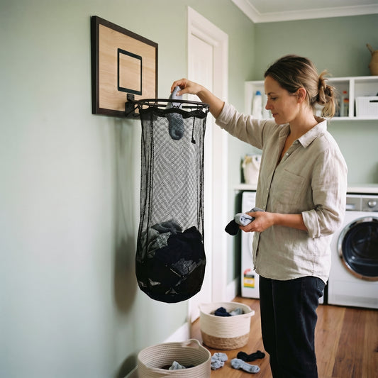 Basketball Hoop Laundry Hamper
