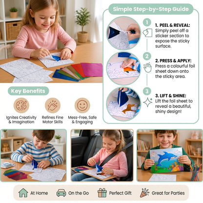 Kids DIY Foil Art Craft Kit